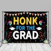 Aperturee - Honk For The Grad Balloon Ribbon Photo Backdrop